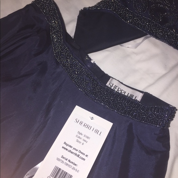 Sherri Hill Blue Two Piece (51061) - Picture 3 of 3